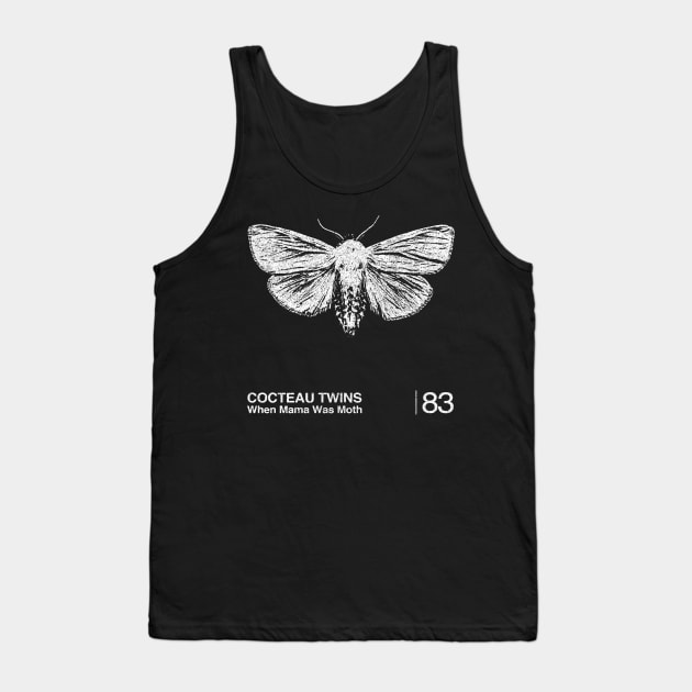 When Mama Was Moth / Minimalist Graphic Artwork Design Tank Top by saudade